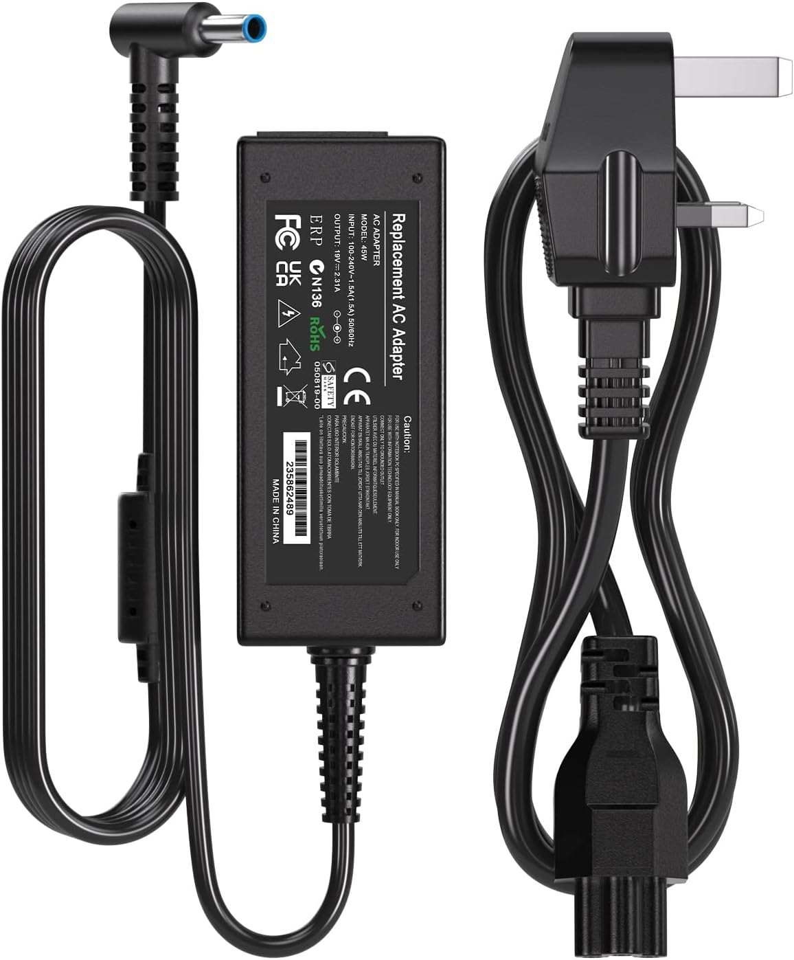 45W HP Laptop Charger, 19.5V 2.31A Power Supply HP Charger for HP Stream 11 13 14 Pavilion 11 13, Elitebook 840 850, ProBook 430 440, Chromebook 11 14 and More(4.5mm * 3mm)