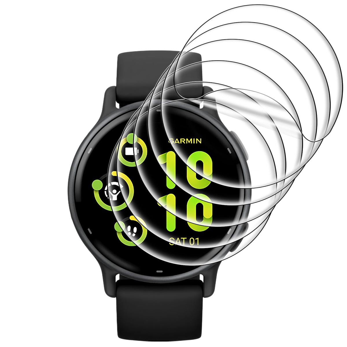 LK 6 Pack for Apple Watch Series 12/11/10 42mm Screen Protector