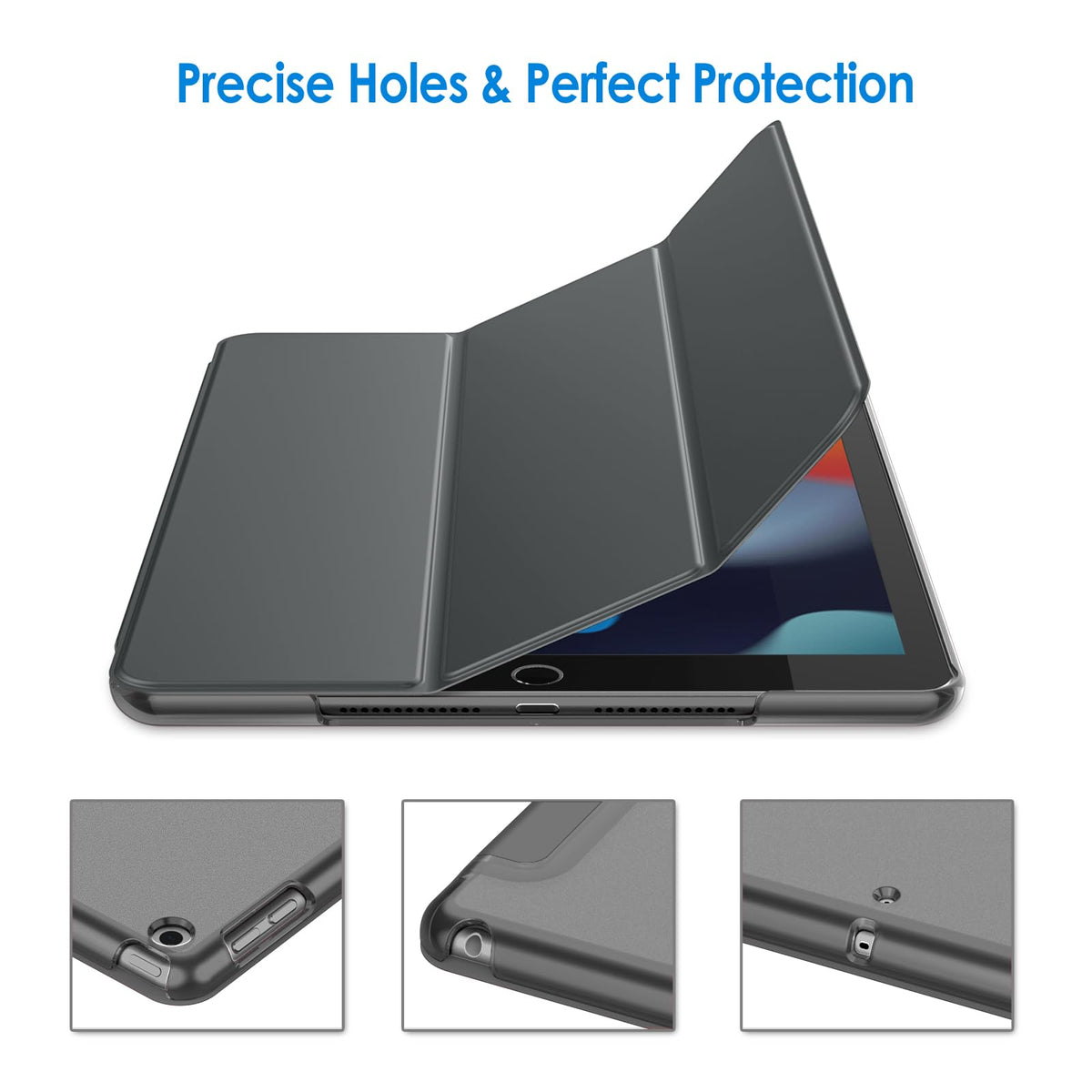 JETech Case for iPad 9th/8th/7th Gen 10.2", Beige