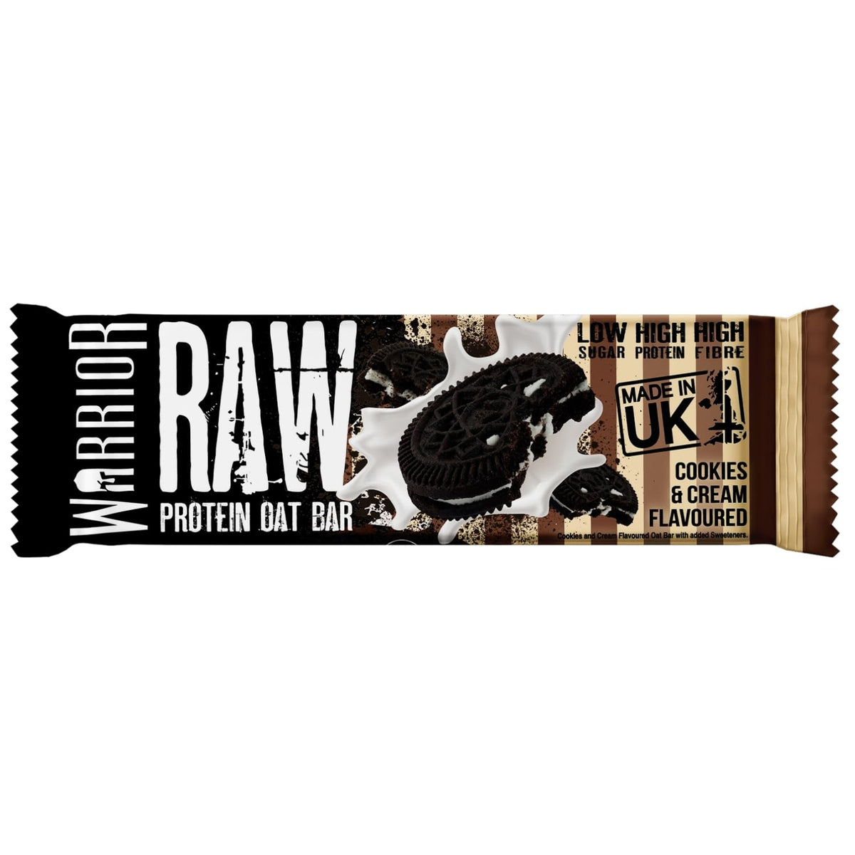 Warrior RAW Protein Bars 12 x 75g High Protein Oat Flapjack Snack