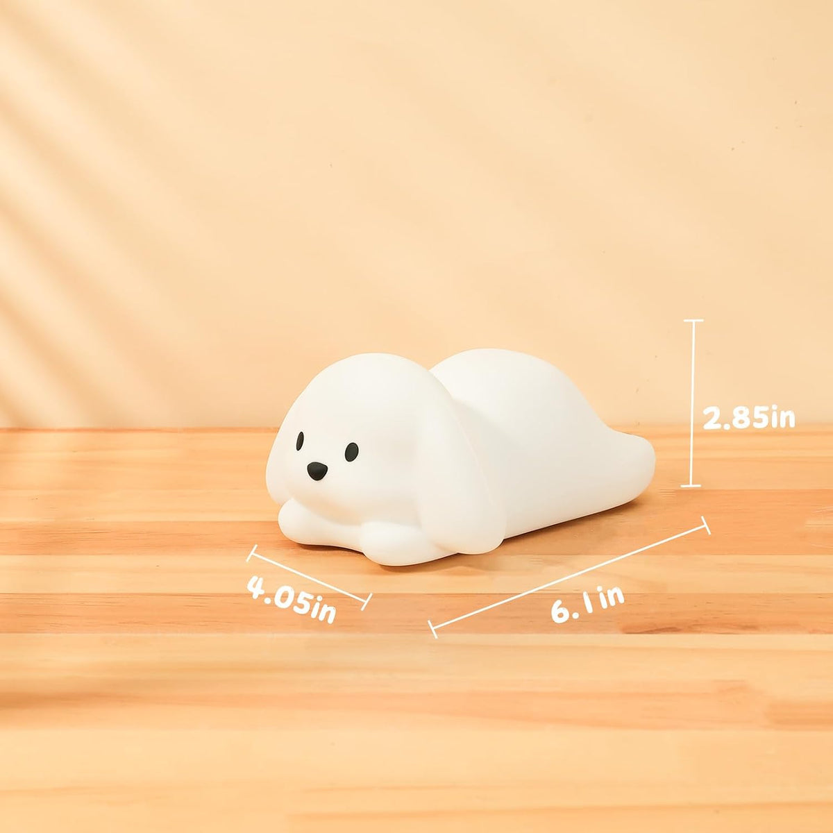 ZKLiLi Cat Night Light for Kids,Cute Night Lamp for Nursery,Squishy Silicone Touch Lights Portable, Gift for Birthday and Christmas for Kids Baby Children (Battery Cat)
