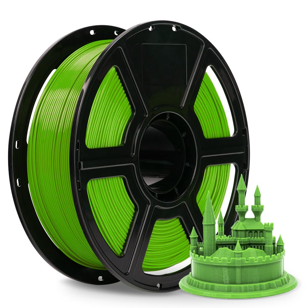 FLASHFORGE 3D Printer Filament, PLA PRO Filament 1.75mm, 1KG Spool (2.2lbs), Dimensional Accuracy +/- 0.02mm for FDM 3D Printers, Better Tenacity & No Knotting (White)