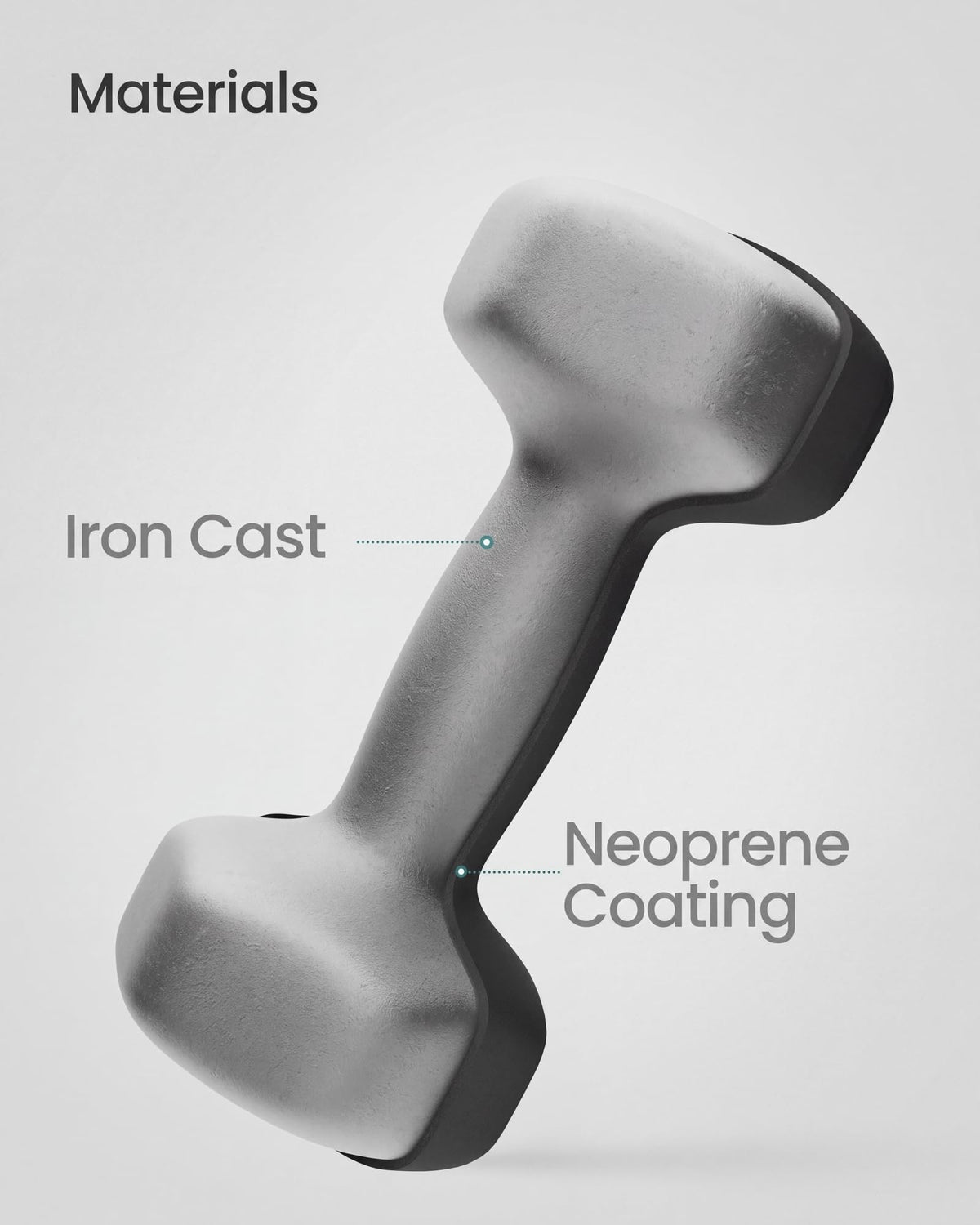 SONGMICS Set of 2 Hex Dumbbells with Neoprene Coating for Strength Training, Fitness, Home Workout