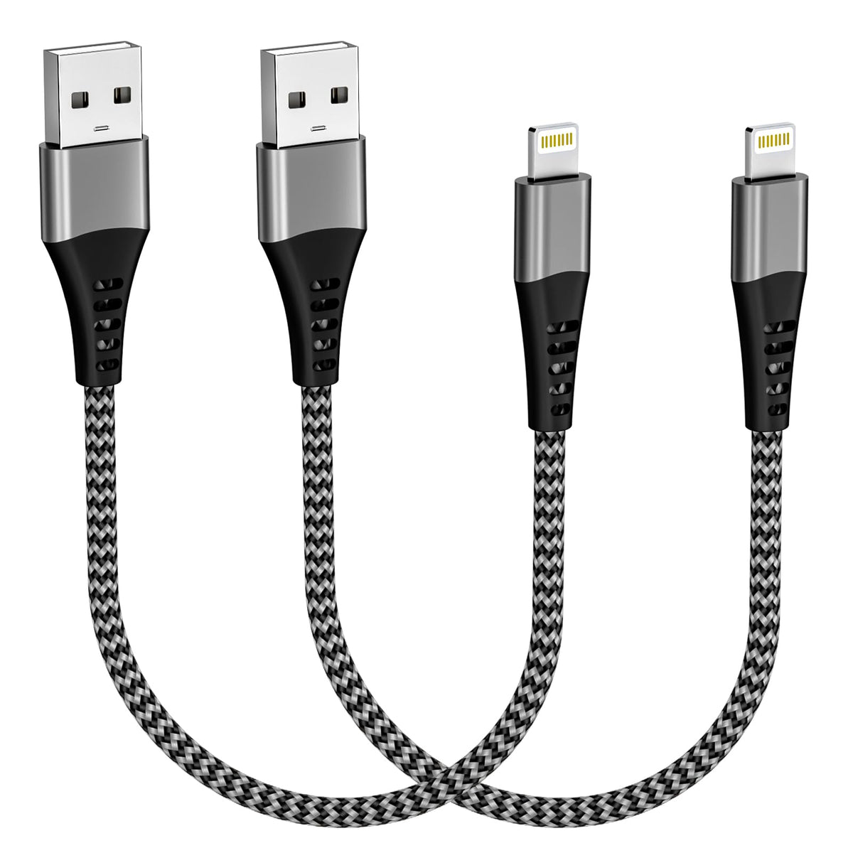 iPhone Charger Cable 2M 2Pack[Apple MFi Certified], USB to Lightning Cable 2M Nylon iPhone Cables Fast Charging for Apple iPhone 14 13 12 Pro Max XR XS 8 7 6 5 SE iPad