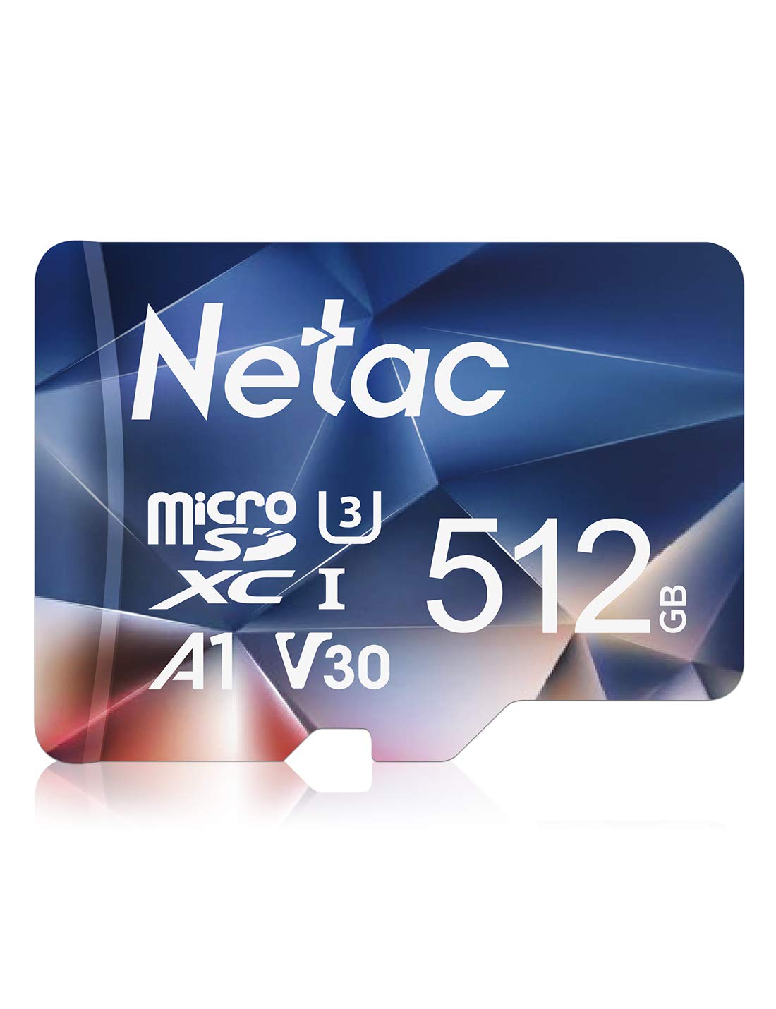 Netac 64GB MicroSDXC Memory Card, Micro SD Card R/W up to 100/30MB/s, TF Card 4K Full HD Video Recording, UHS-I, C10, U3, A1, V30, for Camera, Smartphone, Security System, Drone, Dash Cam