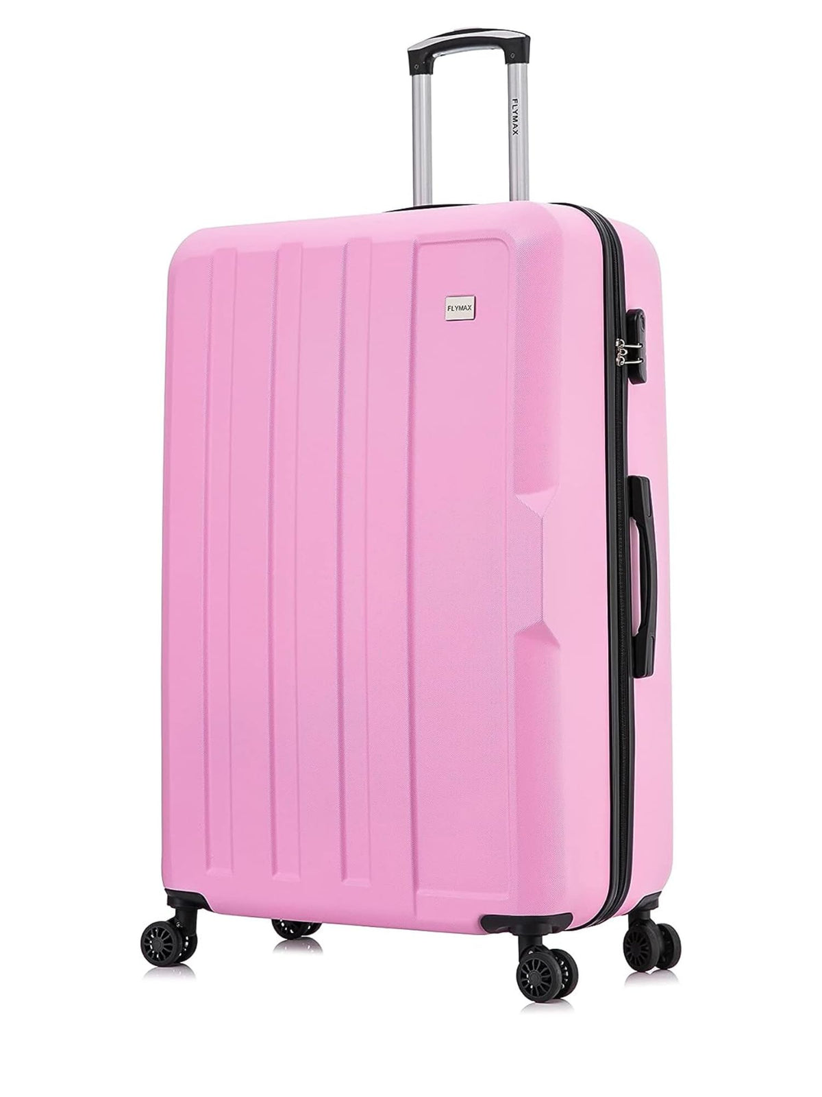FLYMAX 29" Large Suitcase 4 Wheel Lightweight Luggage Hard Shell Travel Case Hold Check in Fits 23kg - 27kg + 3 Digit Lock Suitcase Large + Telescopic Handle 103 Litre Capacity