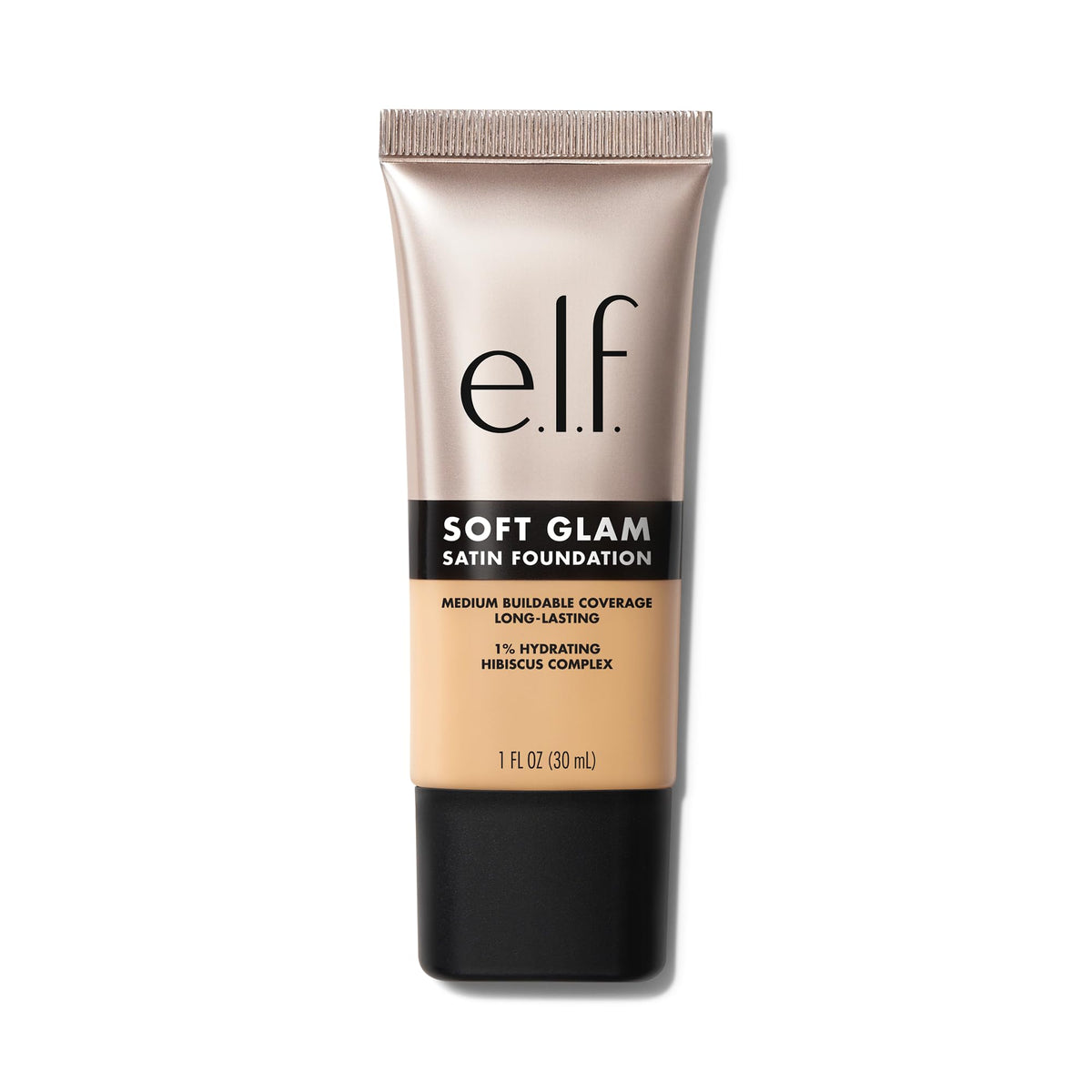 e.l.f. Soft Glam Foundation, Medium Coverage, Long-Lasting & Buildable Foundation For A Smooth, Satin Finish, Vegan & Cruelty-Free, 21 Light Neutral
