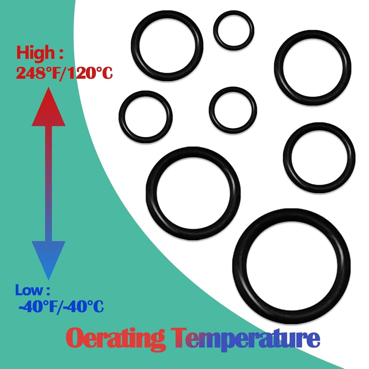 XBVV 20 Sizes O Rings O Rings Rubber Assorted Seal Kit