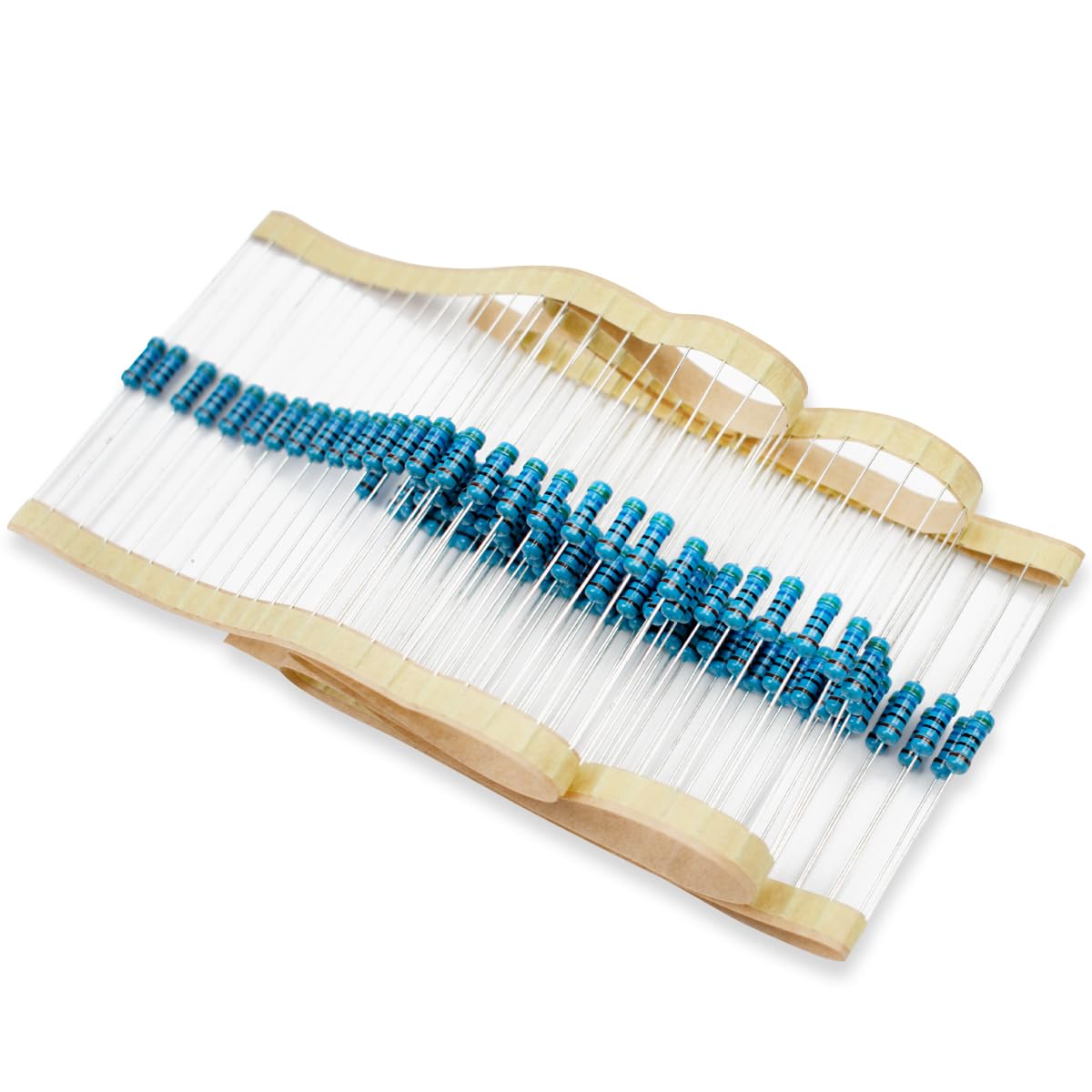 50 Pcs 1W 1% Tolerance 0.1 Ohm Metal Film Resistor Resistance for DIY Project and Experiments