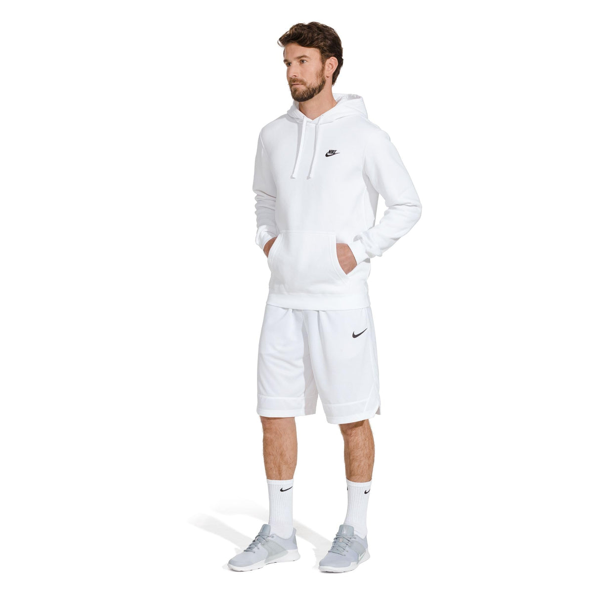 NIKE Men's U Nk Everyday Cush Crew 6pr-bd Socks