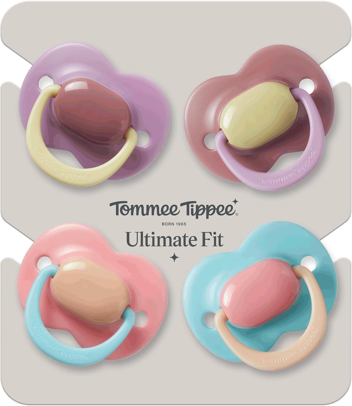 Tommee Tippee Ultimate Fit Orthodontic Dummy 18-36m Silicone Pack of 4