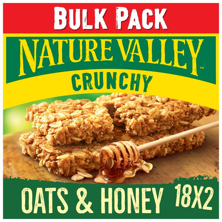 Nature Valley Crunchy Oats and Chocolate Cereal Bars, 18 x 42 g