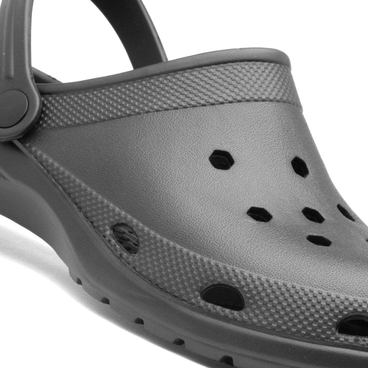 Shoe Zone - Adults Black Slip On EVA Clog Sandal