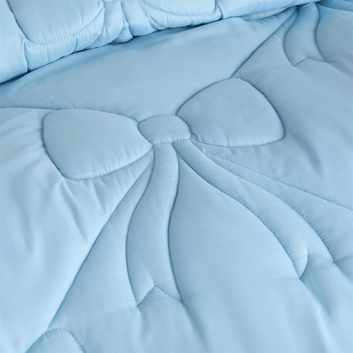 OHS Bow Lattice Coverless 7.5 TOG Duvet Bedding Set with Pillowcase