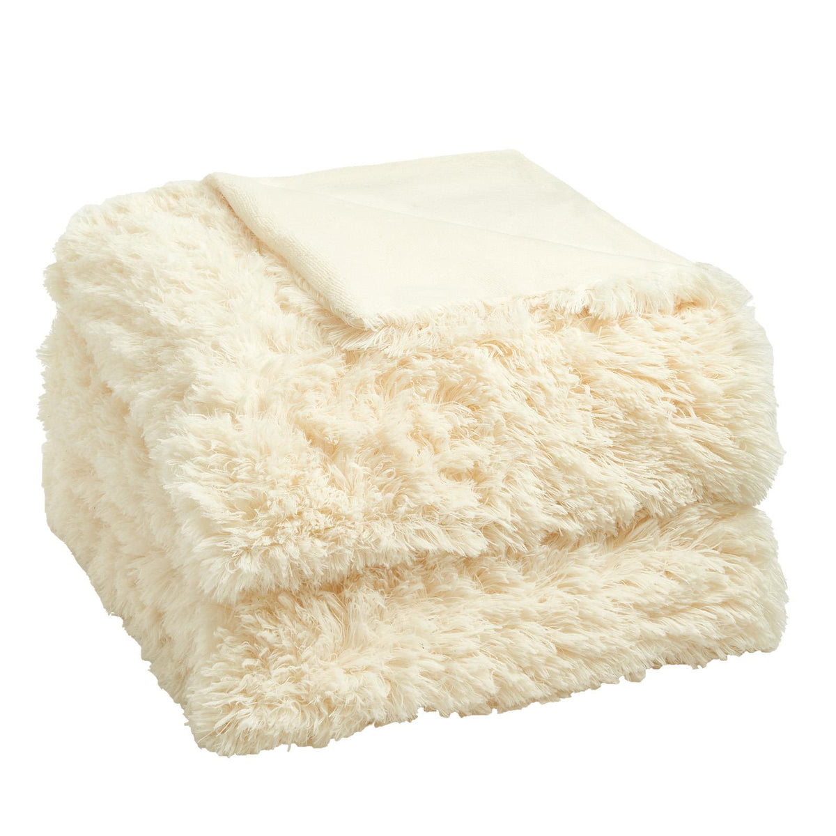 Sienna Fluffy Shaggy Blanket Large Throw Over Sofa Bed Cosy Fleece - 150 x 200cm