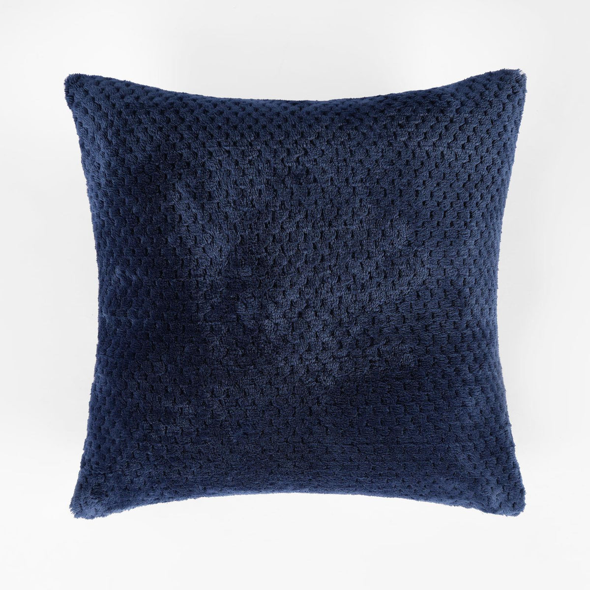 Brentfords Waffle Popcorn Fleece Set of 4 x Cushion Covers Pack Sofa - 18" x 18