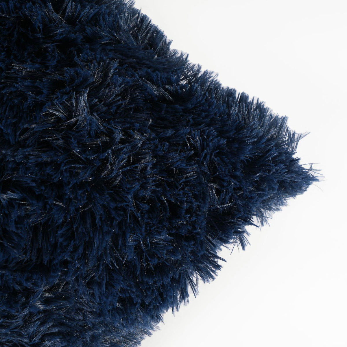 Sienna Set of 2 Fluffy Cushion Covers Shaggy Set Scatter Sofa 18" x 18