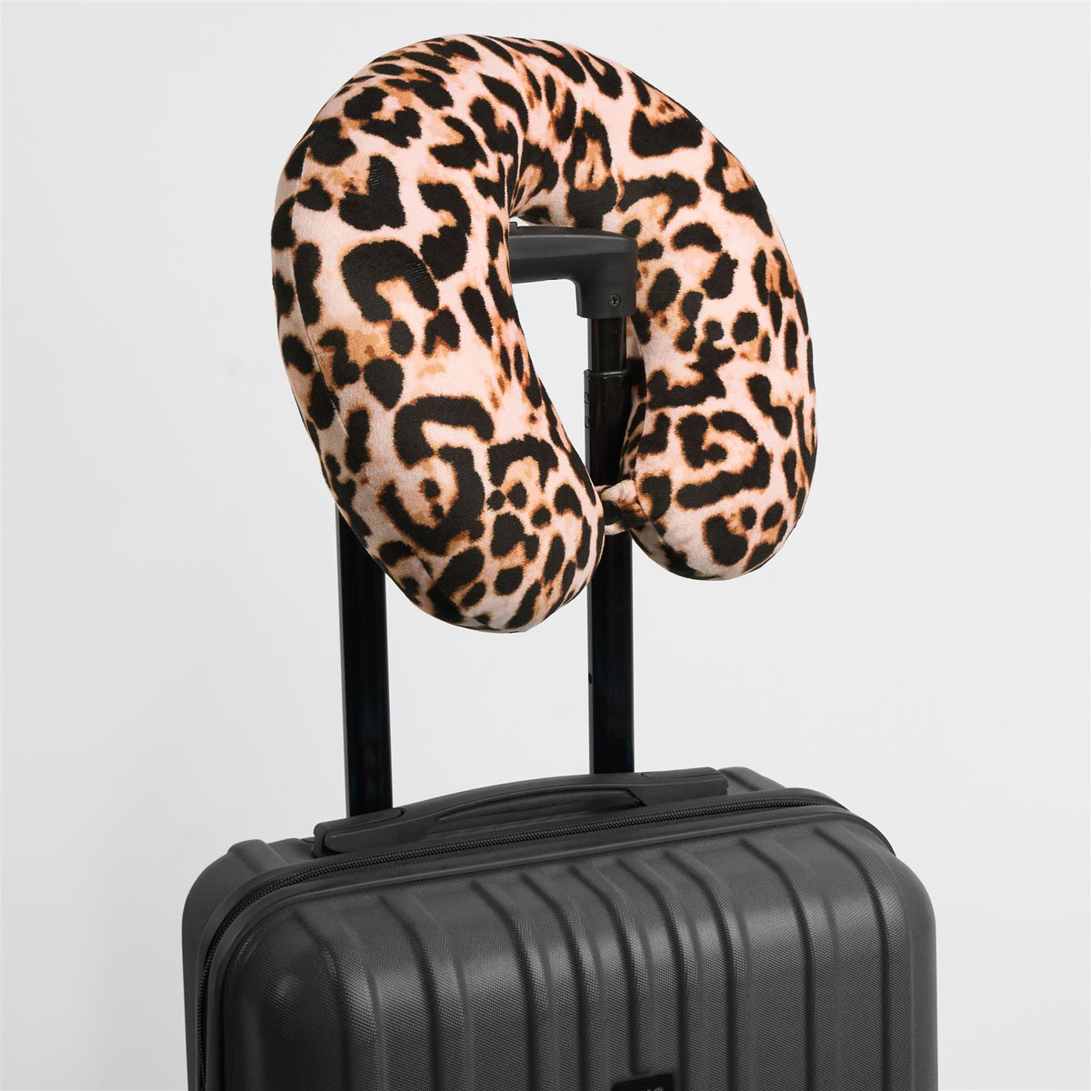 OHS Neck Pillow Travel Support U Shape Head Rest Car Plane Filled Plump Cushion