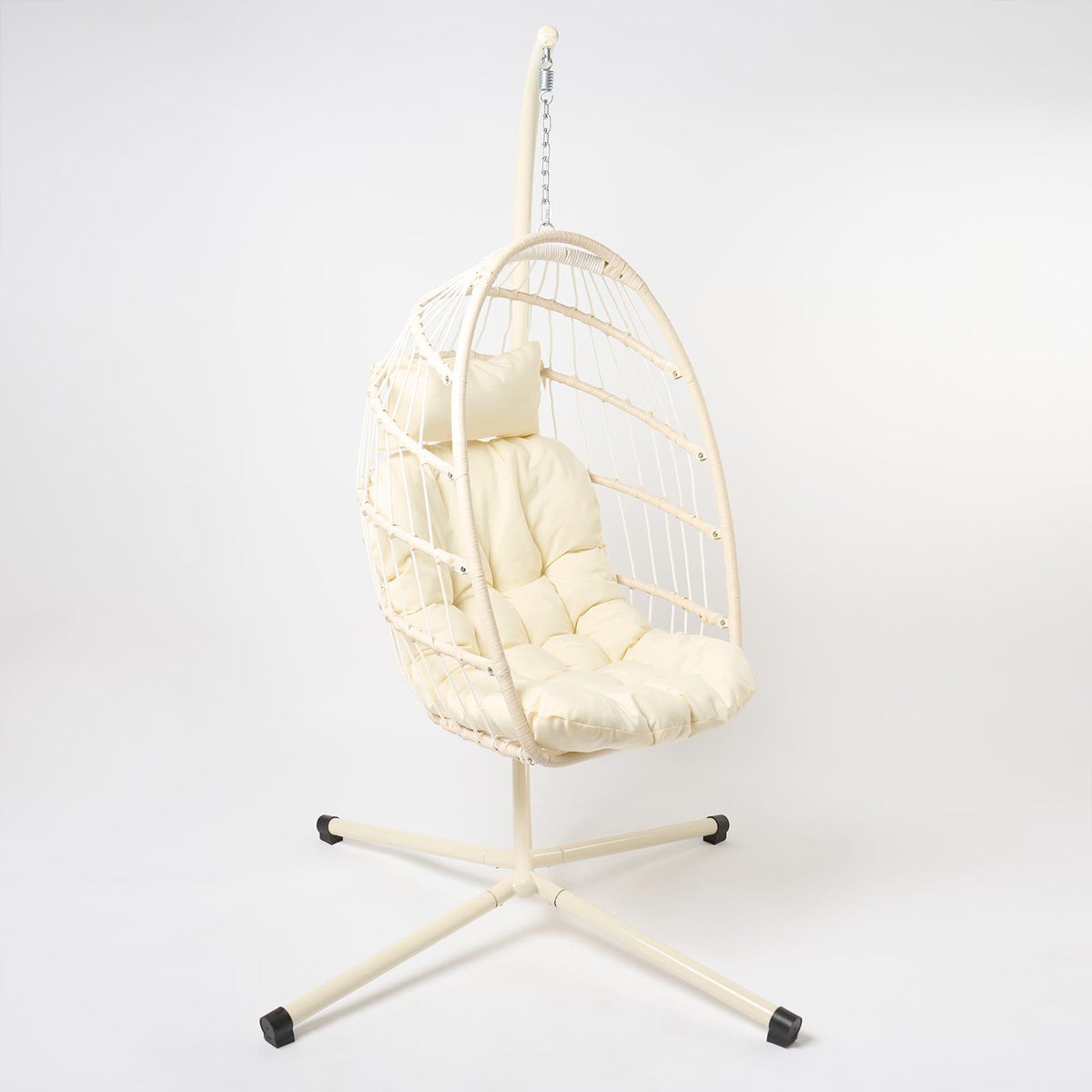 OHS Hanging Egg Chair Outdoor Garden Furniture Patio Seat Hammock Pod Seat Swing