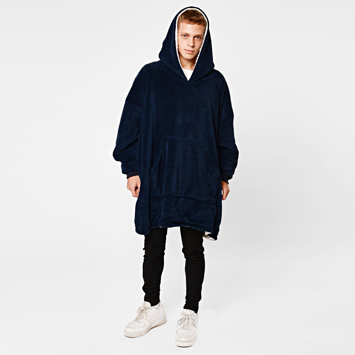 OHS Hoodie Blanket Oversized Ultra Plush Sherpa Giant Big Hooded Sweatshirt