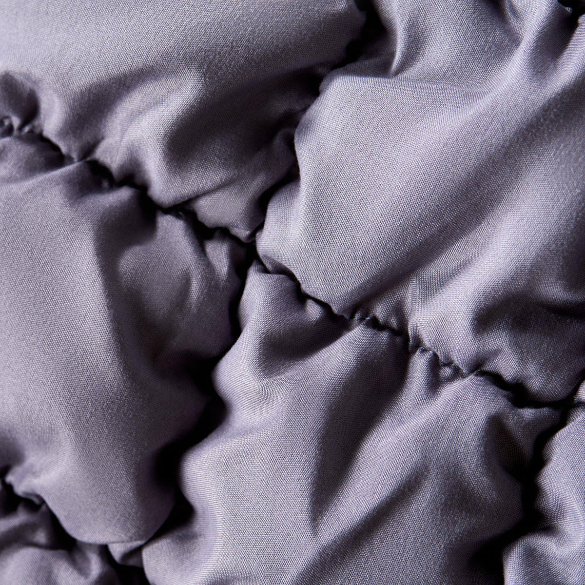 OHS Filled Quilted Seersucker Duvet Cover Bedding Set