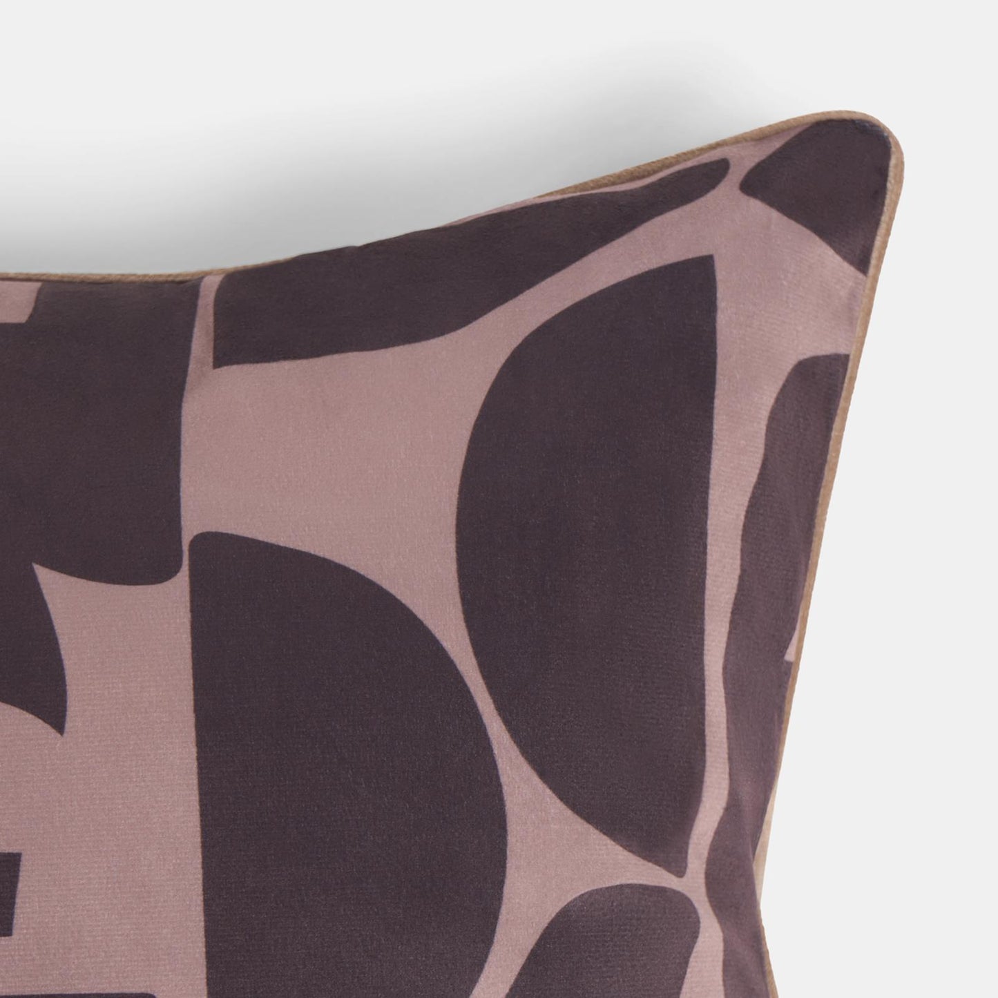 OHS Abstract Print Cushion Covers Matte Velvet Super Soft Square Pillowcases