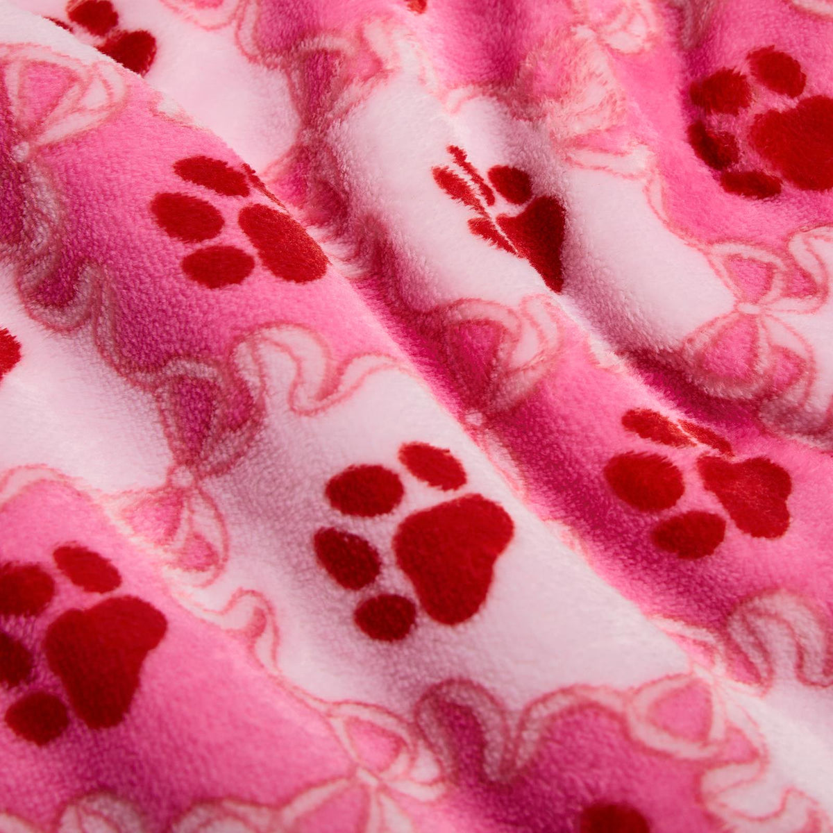 OHS Printed Pet Blanket Reversible Sherpa Fleece Dog Cats Thermal Calming Throw