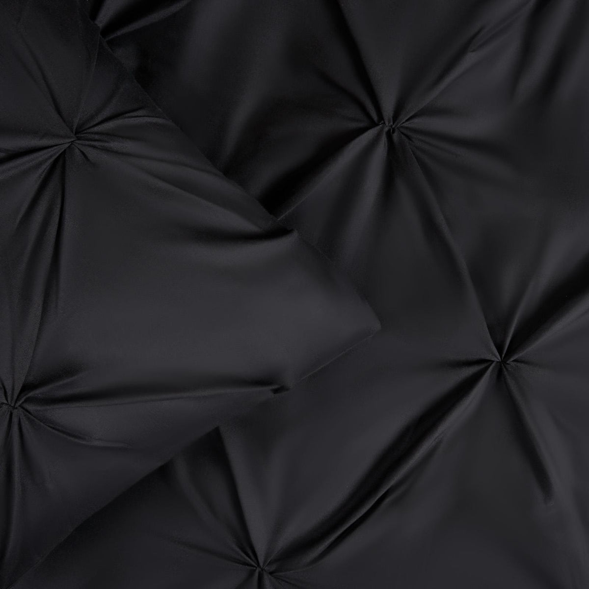 Pintuck Duvet Cover Pillowcase Pleated Polycotton Bedding Set Single Double King