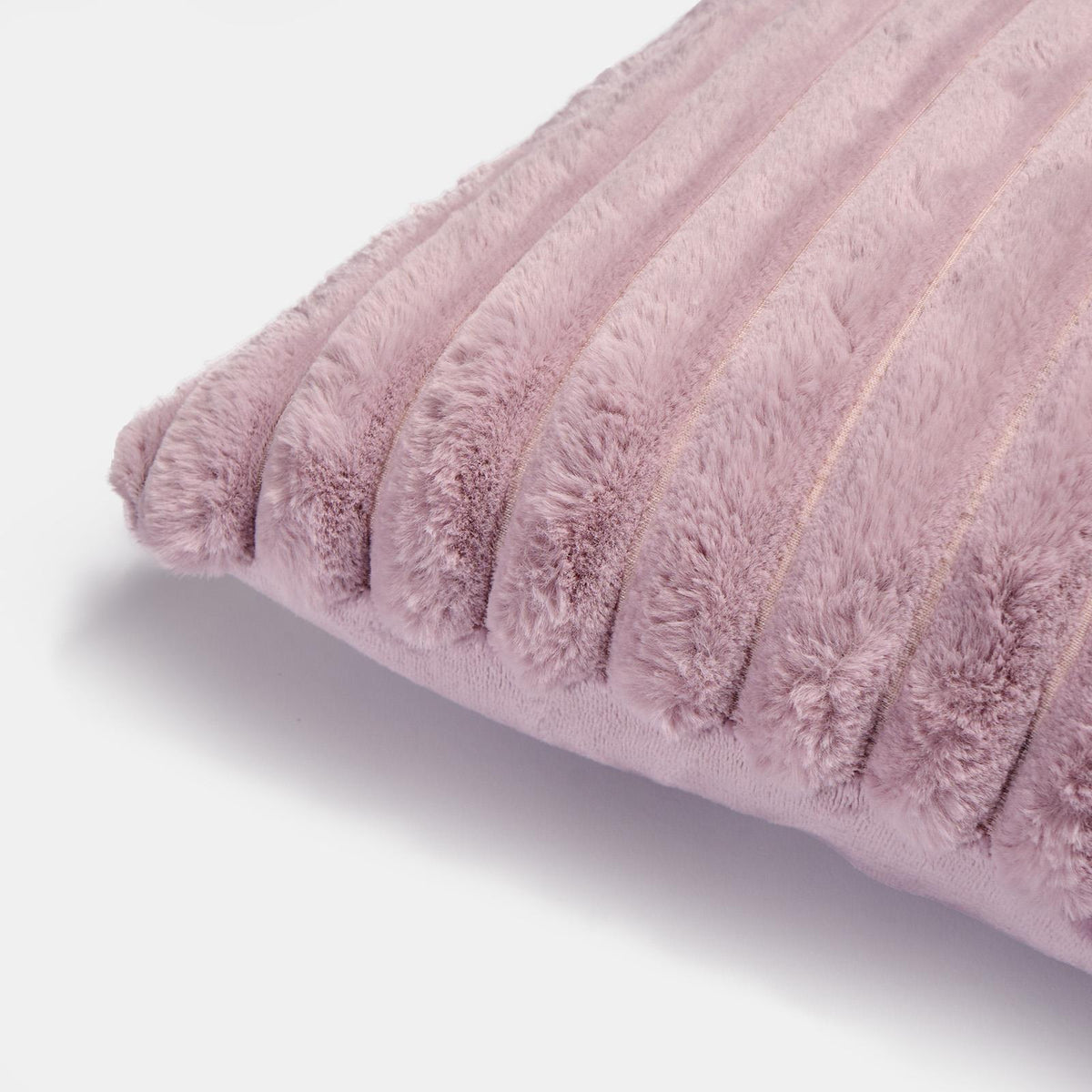 OHS Thick Rib Cushion Covers Faux Fur Soft Fleece Square Pillowcases Home Decor