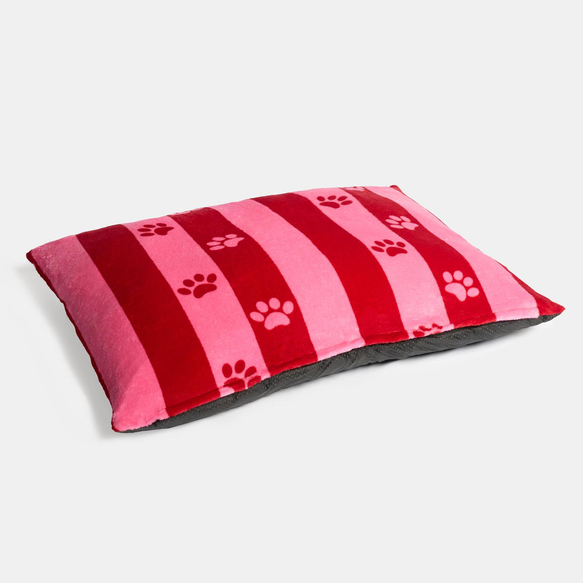 OHS Print Pet Bed Fleece Paw Checks Leopard Stripes Xmas Calming Cushion Dog Cat