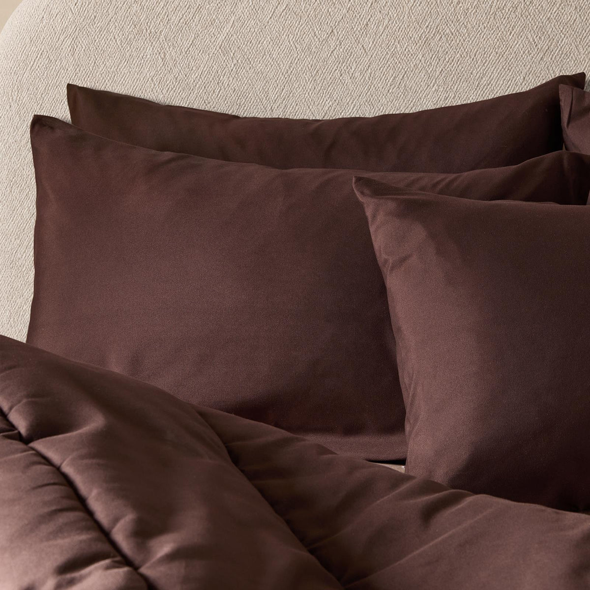 OHS Coverless Duvet & Pillowcase 10.5 Tog Bedding Set Easy Care Reversible