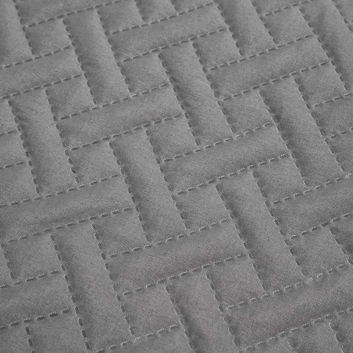 Brentfords Geo Quilted Bedspread Blanket Pinsonic Throw Large Sofa Bed Comforter