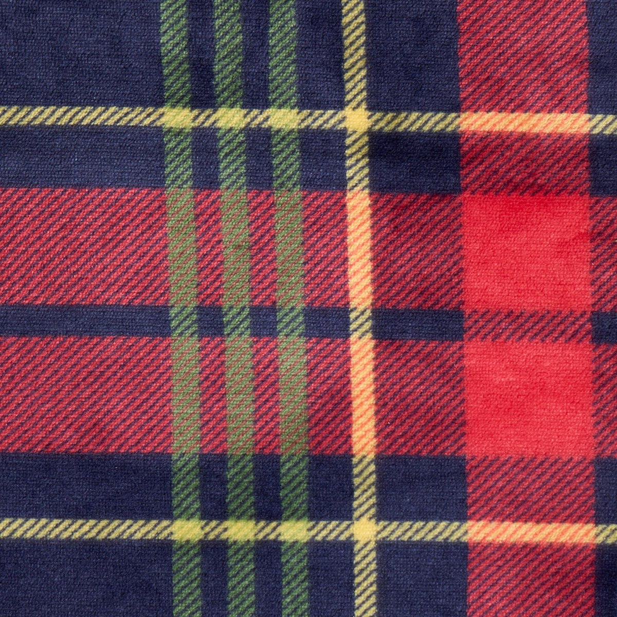 OHS Tartan Throw Sherpa Fleece Plush Flannel Blanket Warm Xmas Soft Bedspread
