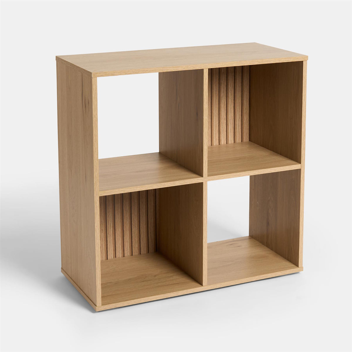 OHS Dallas Cube Storage Wood Effect Bookcase Freestanding Open Shelf Unit