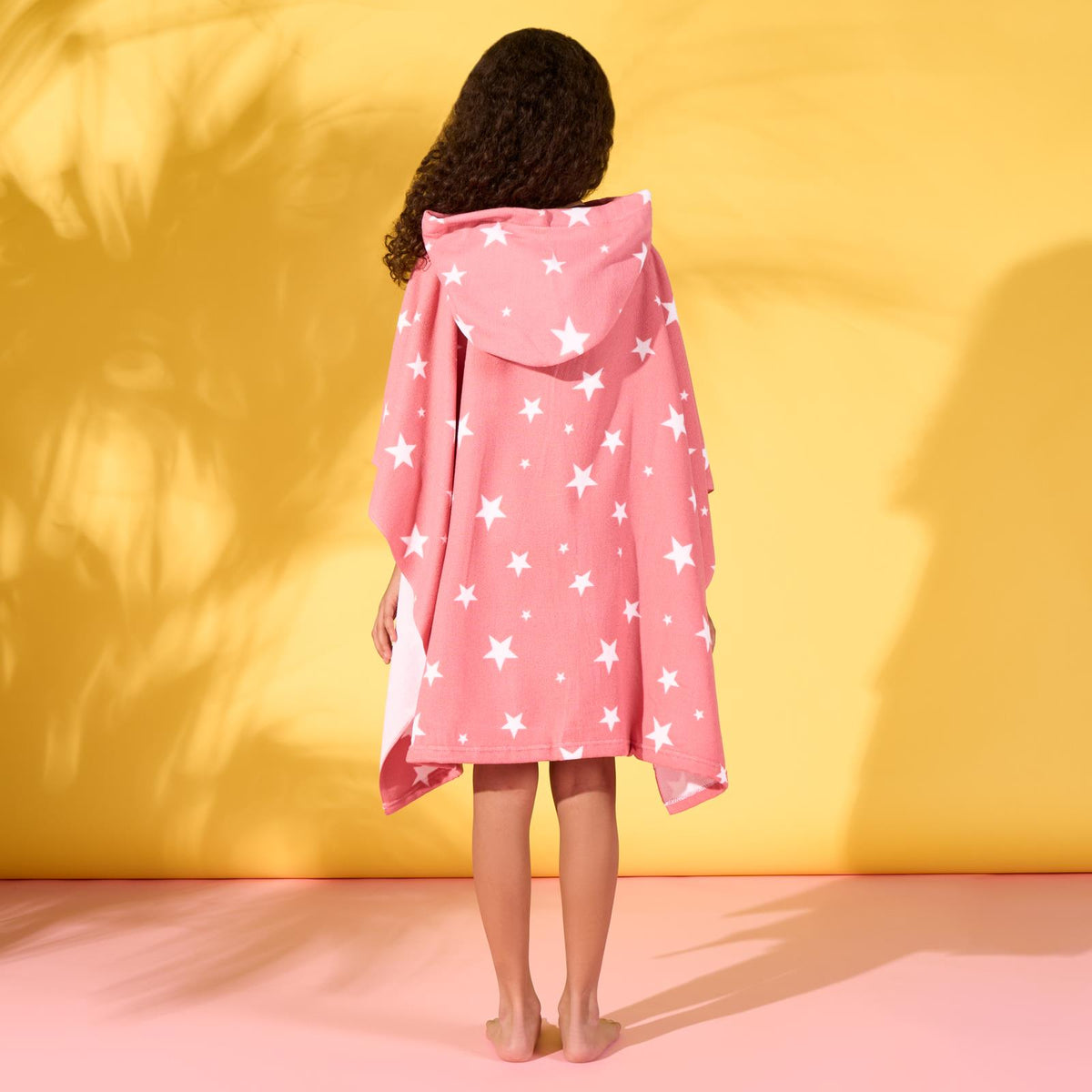 Dreamscene Star Kids Hooded Poncho Towel Childrens Beach Swimming Changing Robe