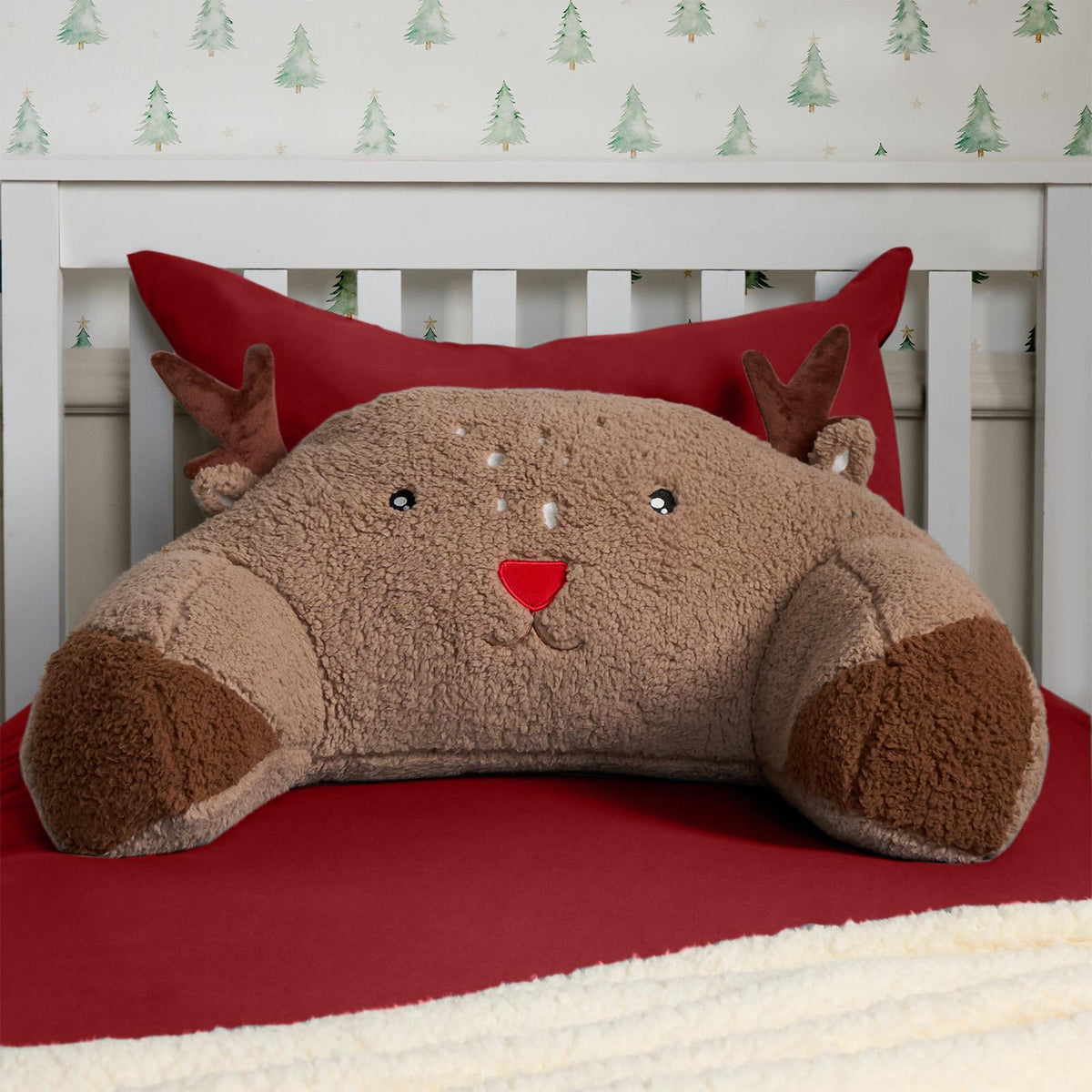 OHS Kids Gaming Cushion Bed Reading Pillow Soft Support with Arms Lumbar Chair