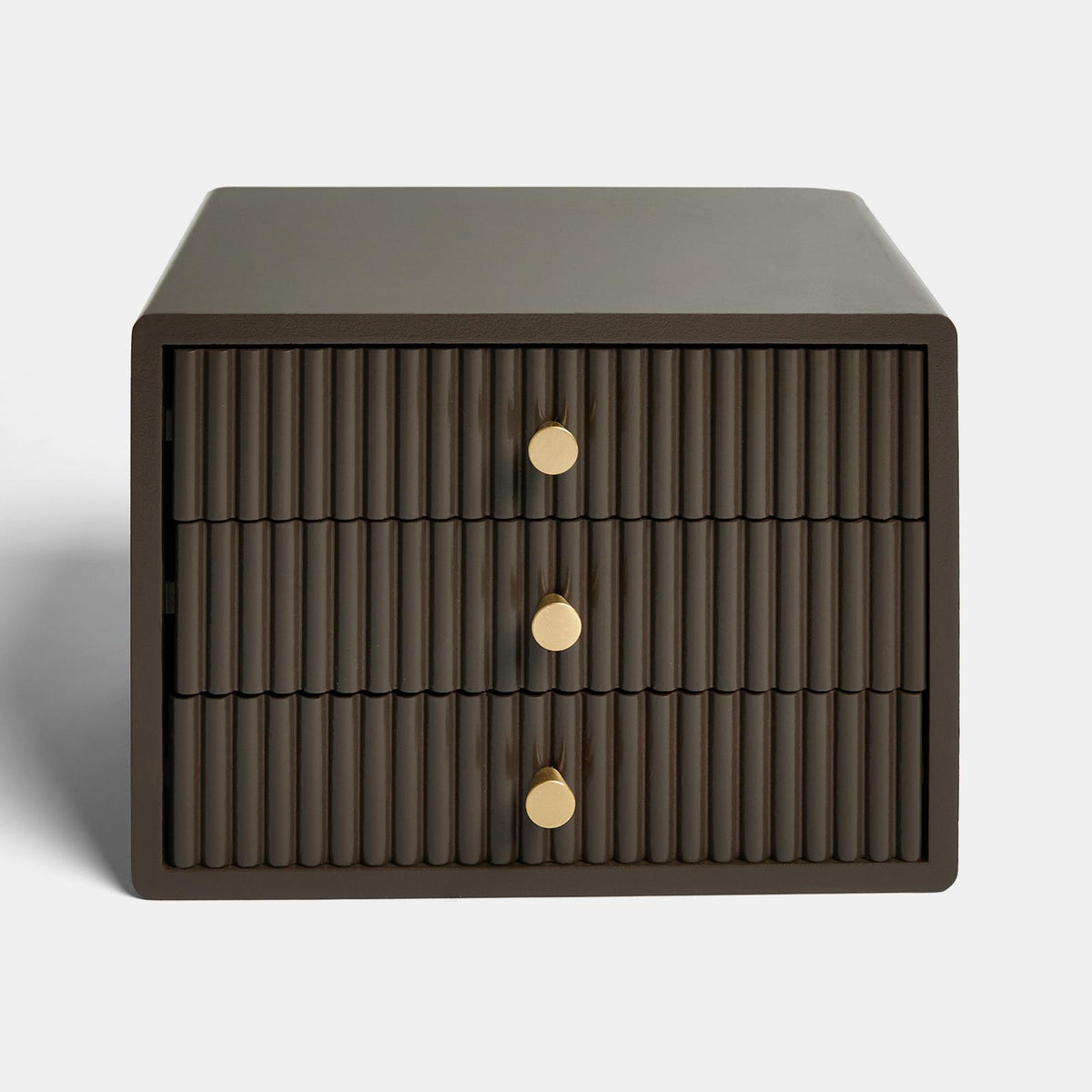 OHS Ribbed Desktop Drawers Organiser Freestanding Tabletop Cabinet Storage Unit