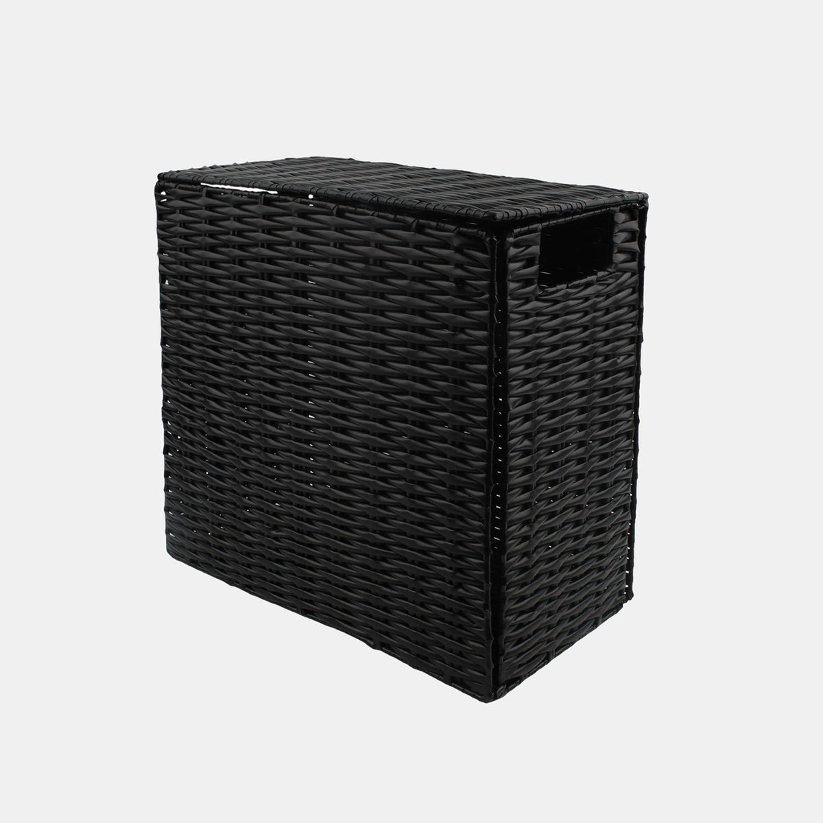 OHS Collapsible Laundry Basket Woven Folding Hamper Bathroom Corner Storage
