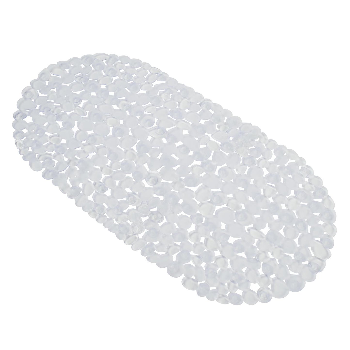 OHS PVC Bath Mat Clear Printed Non Slip Quick Dry Shower Rug Adults Kids