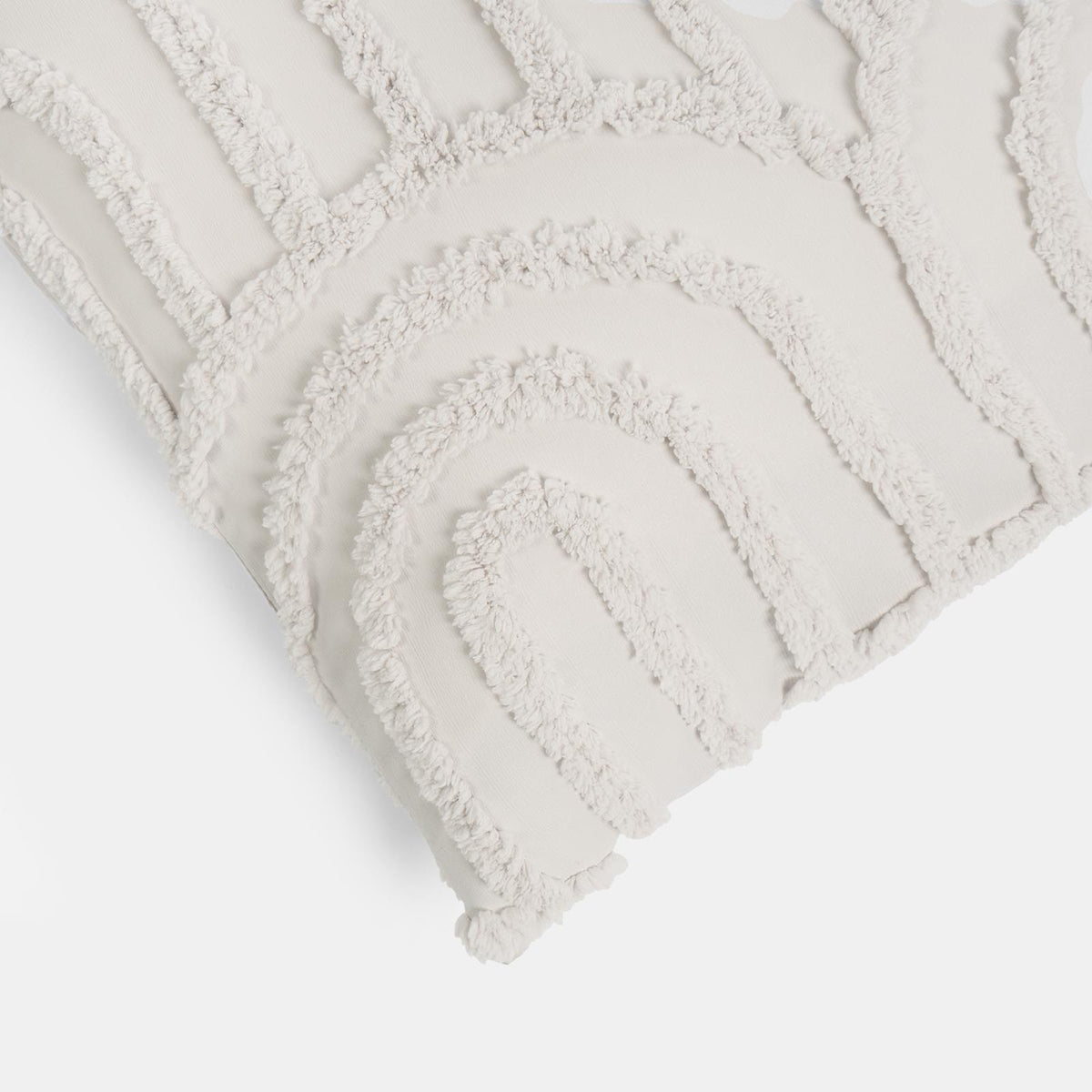 OHS Tufted Cushion Covers 2 Pack Arches Decorative Square Pillowcases