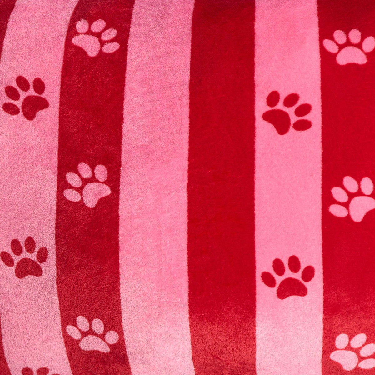OHS Print Pet Bed Fleece Paw Checks Leopard Stripes Xmas Calming Cushion Dog Cat