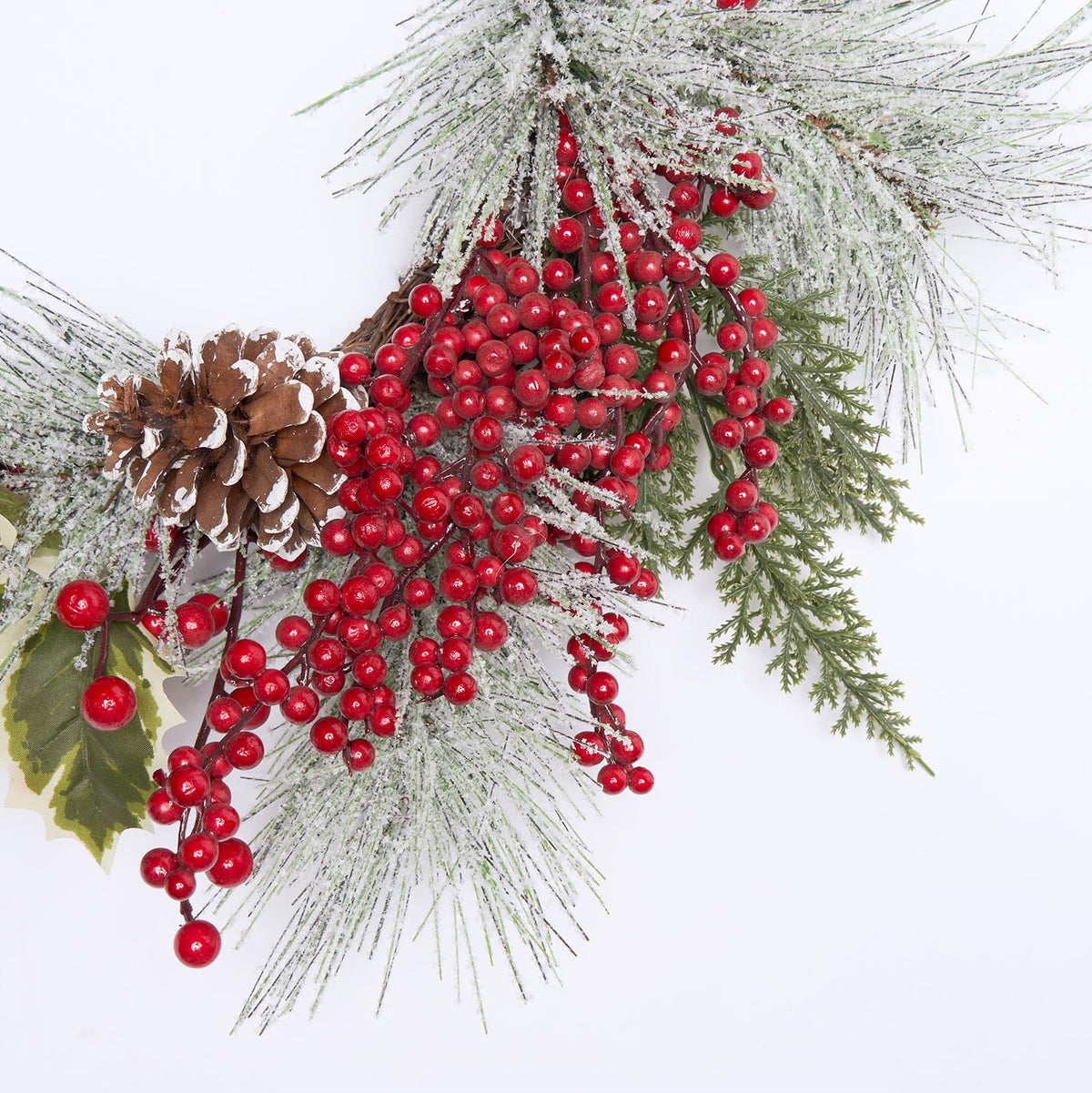 OHS Artificial Xmas Wreath Door Wall Home Party Table Decor Winter Spring