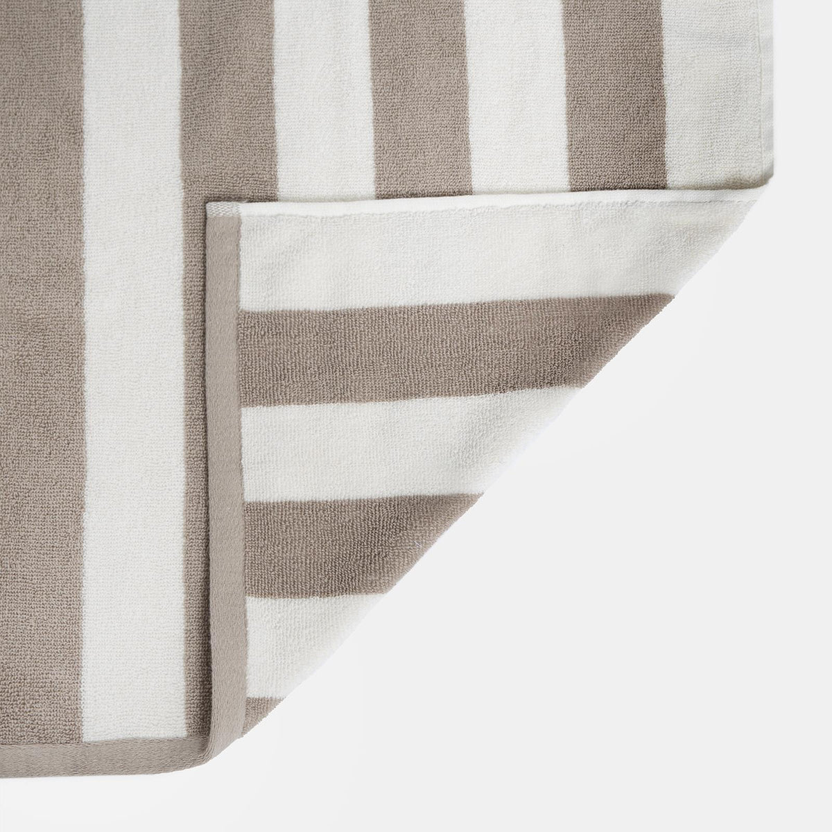 OHS Stripe 100% Cotton Bath Hand Towel Hotel Luxury Shower Soft Absorbent