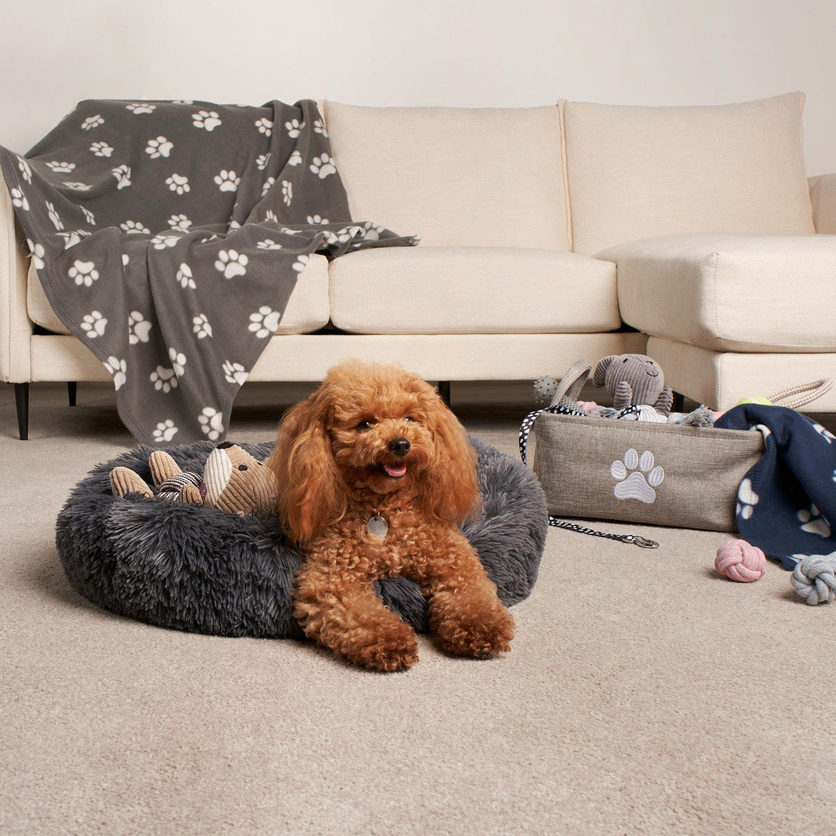 OHS Pet Blanket Dog Warm Fleece Cat Throw Paw Puppy Animal Soft Mat