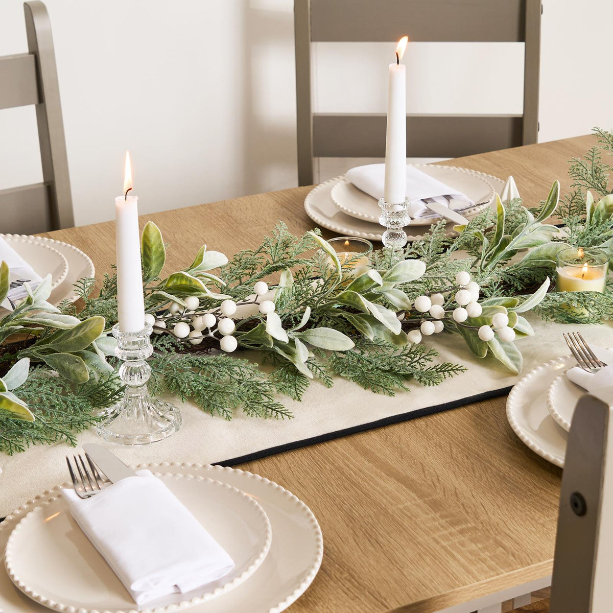 OHS Artificial Decorative Garland Foliage Fireplace Door Party Spring Xmas Home