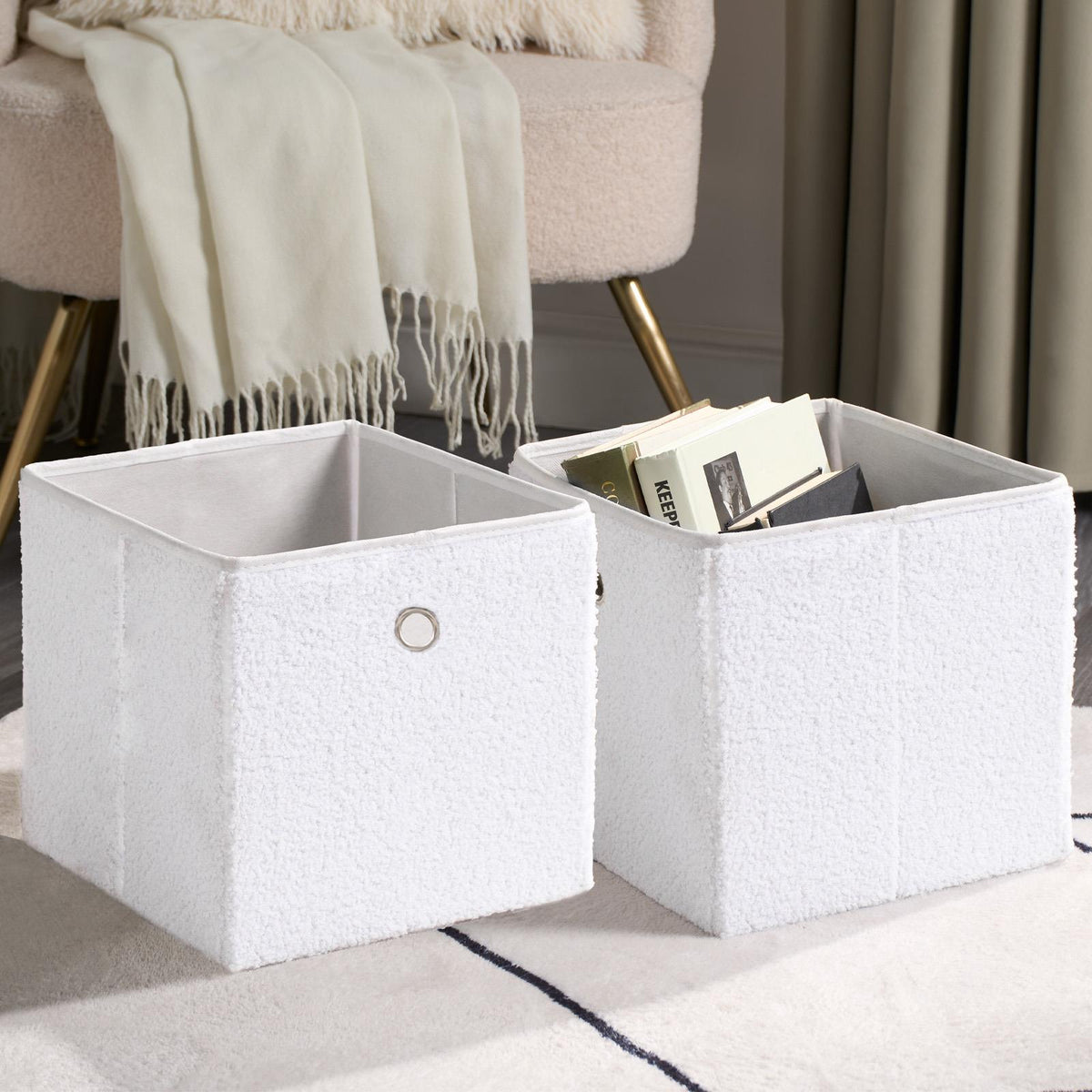Pack of Storage Boxes 2 4 6 8 Pack Folding Space Saving Solution Toy Box Shelf