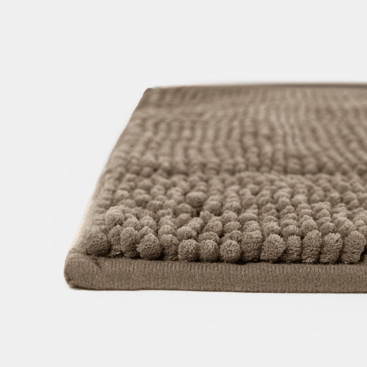 Brentfords Noodle Bath Mat Non Slip Shower Soft Highly Absorbent Chenille Shaggy