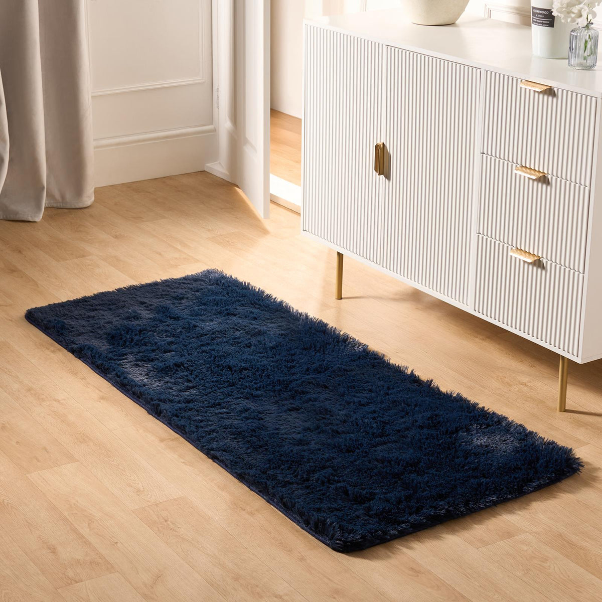 OHS Fluffy Rug Anti-Slip/Skid Shaggy Large Bedroom Non-Shed Floor Carpet Mat