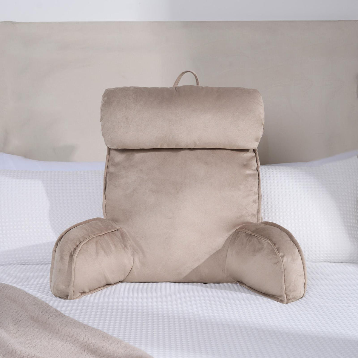 Cuddle Cushion Back Lumbar Support Head Rest Bed Reading Pillow Plump Soft Arms