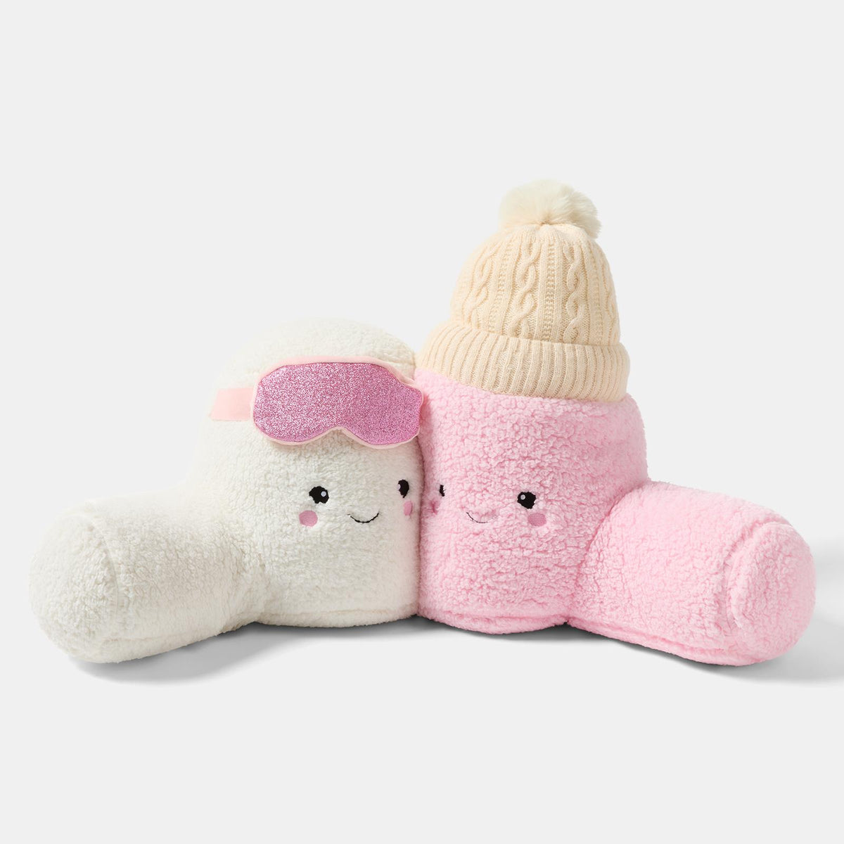 OHS Character Cuddle Cushion Soft Fleece Reading Pillow with Arms Bed Chair